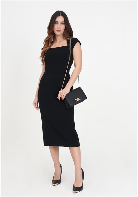 Black midi dress for women MAX MARA | 2416221041600001
